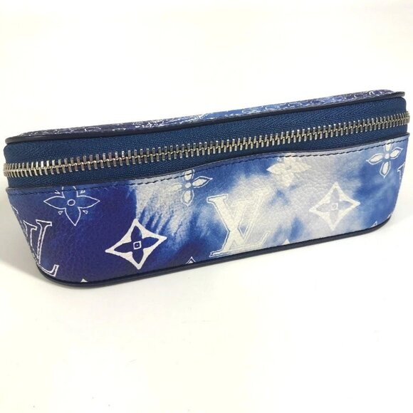 LOUIS VUITTON GI0764 Monogram bandana Etui Lunet GM case Glasses Pouch Unused - Picture 6 of 13